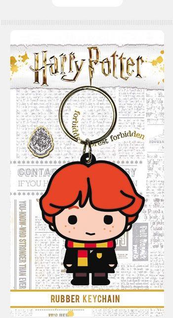 Actual product image Pyramid Harry Potter Rubber Keychain Chibi Ron 6 cm