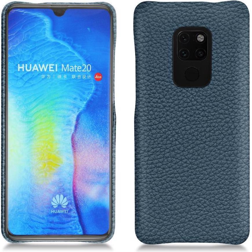 Noreve Lederschutzhülle (Huawei Mate 20), Smartphone Hülle, Blau