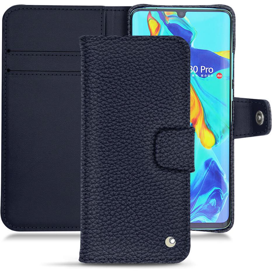 Noreve Lederschutzhülle Wallet (Huawei P30 Pro), Smartphone Hülle, Violett