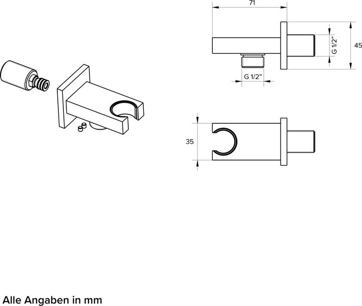 Produktbild Chris Bergen Brauseset (3 Strahlarten)