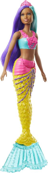 Actual product image Barbie Dreamtopia Mermaid with blue green and purple hair