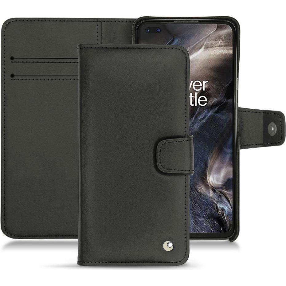 Noreve Lederschutzhülle Wallet (OnePlus Nord), Smartphone Hülle, Schwarz