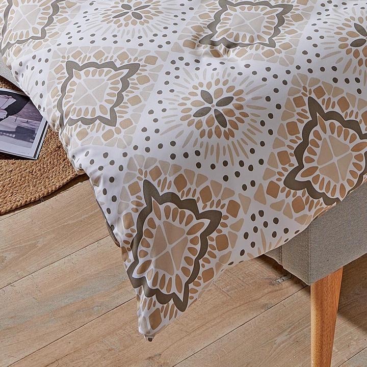 Produktbild Traumschlaf München beige (Bettwäsche Set, 155x220 cm + 80x80 cm)