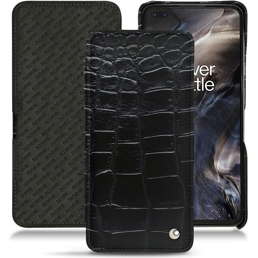 Noreve Lederschutzhülle horizontal (OnePlus X), Smartphone Hülle, Schwarz
