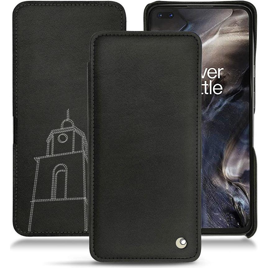 Noreve Lederschutzhülle horizontal (OnePlus X), Smartphone Hülle, Schwarz