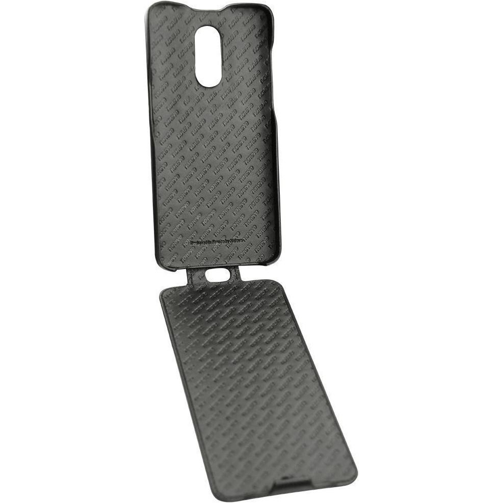 Thumbnail - Noreve Lederschutzhülle vertikal (OnePlus 7), Smartphone Hülle, Grau