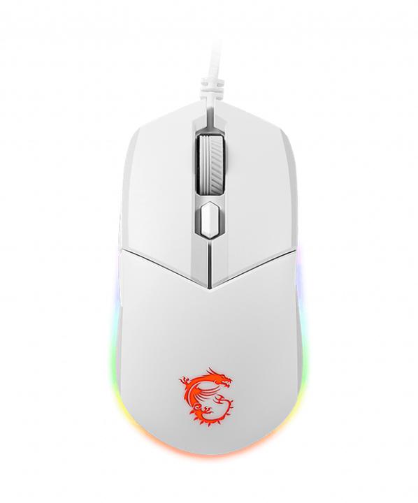 Actual product image MSI Clutch GM11 WHITE Gaming,USB (Cable)