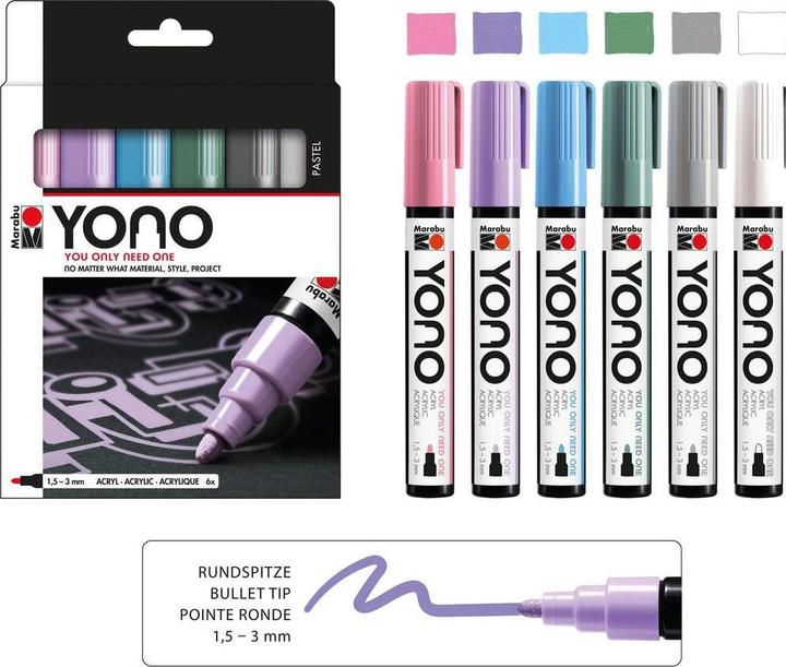 Produktbild Marabu Acrylmarker Yono (6x)