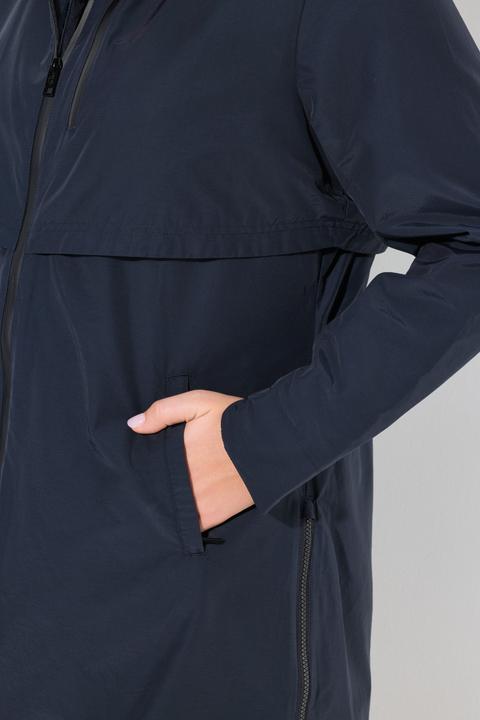 Actual product image Ulla Popken Parka, Zipper-Seitenschlitze, Kapuze, Zipptaschen (50, 52)