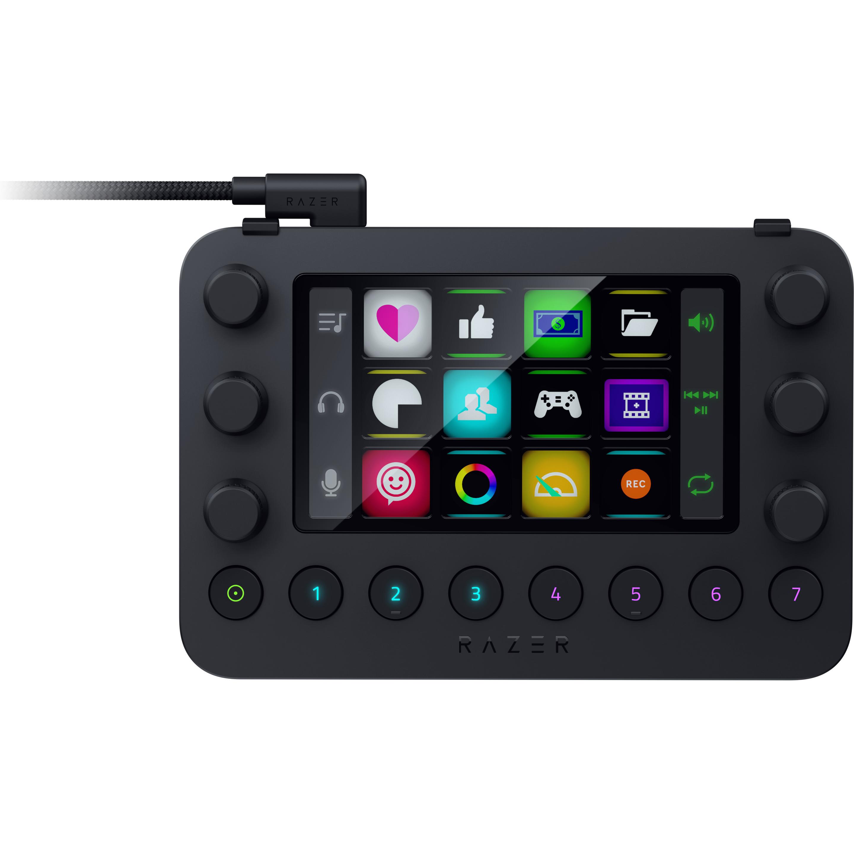 Razer Stream Controller (PC), Gaming Controller, Schwarz