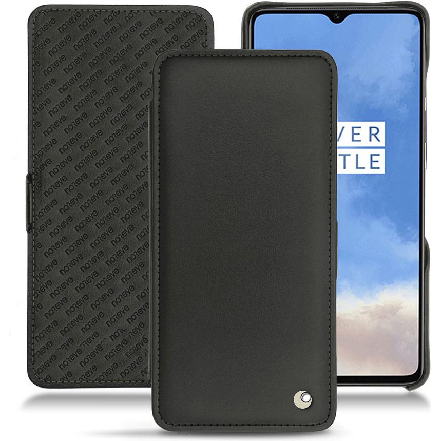 Noreve Lederschutzhülle horizontal (OnePlus 7T), Smartphone Hülle, Schwarz