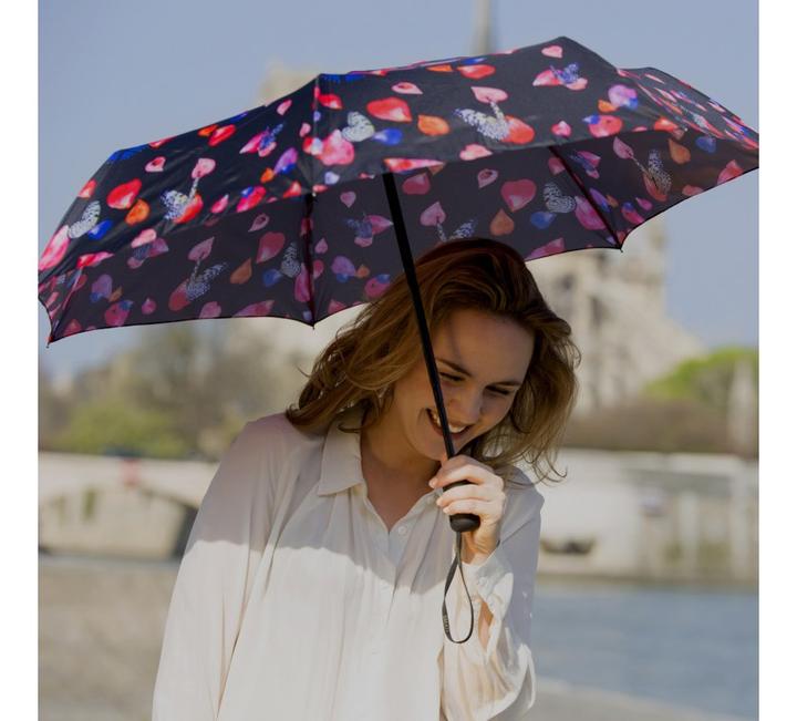 Image du produit Smati Parapluie Parapluie de poche automatique à pétales - Stable - Compact - Windproof