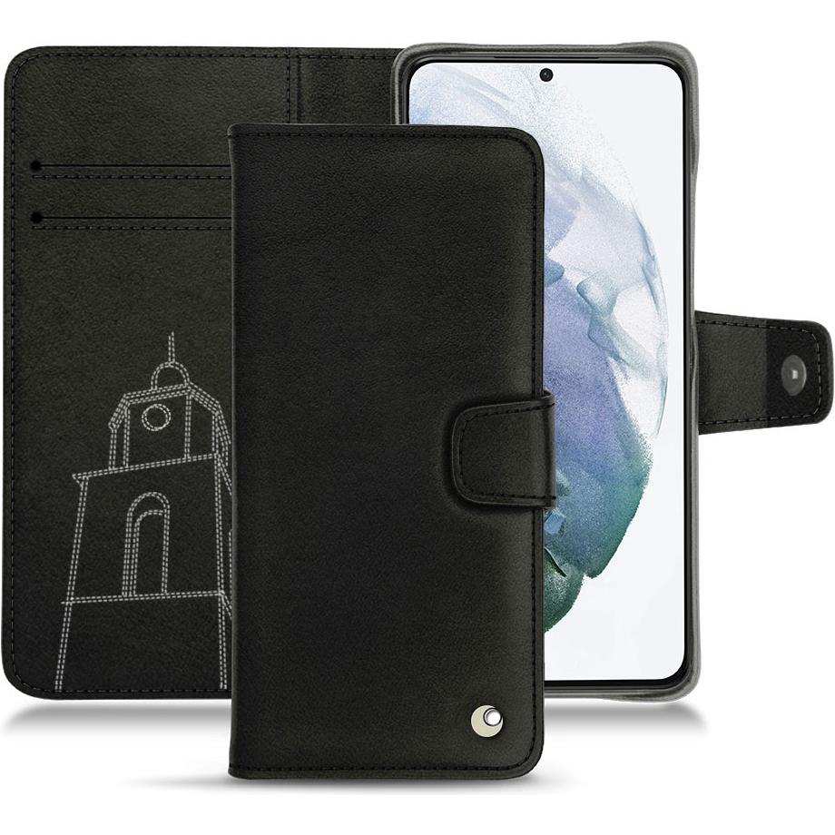Thumbnail - Noreve Lederschutzhülle Wallet (Samsung Galaxy S21+), Smartphone Hülle, Schwarz
