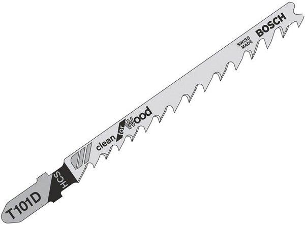 Image du produit Bosch Professional Zubehör Lame de scie sauteuse T 101 D Clean for Wood, pack de 100