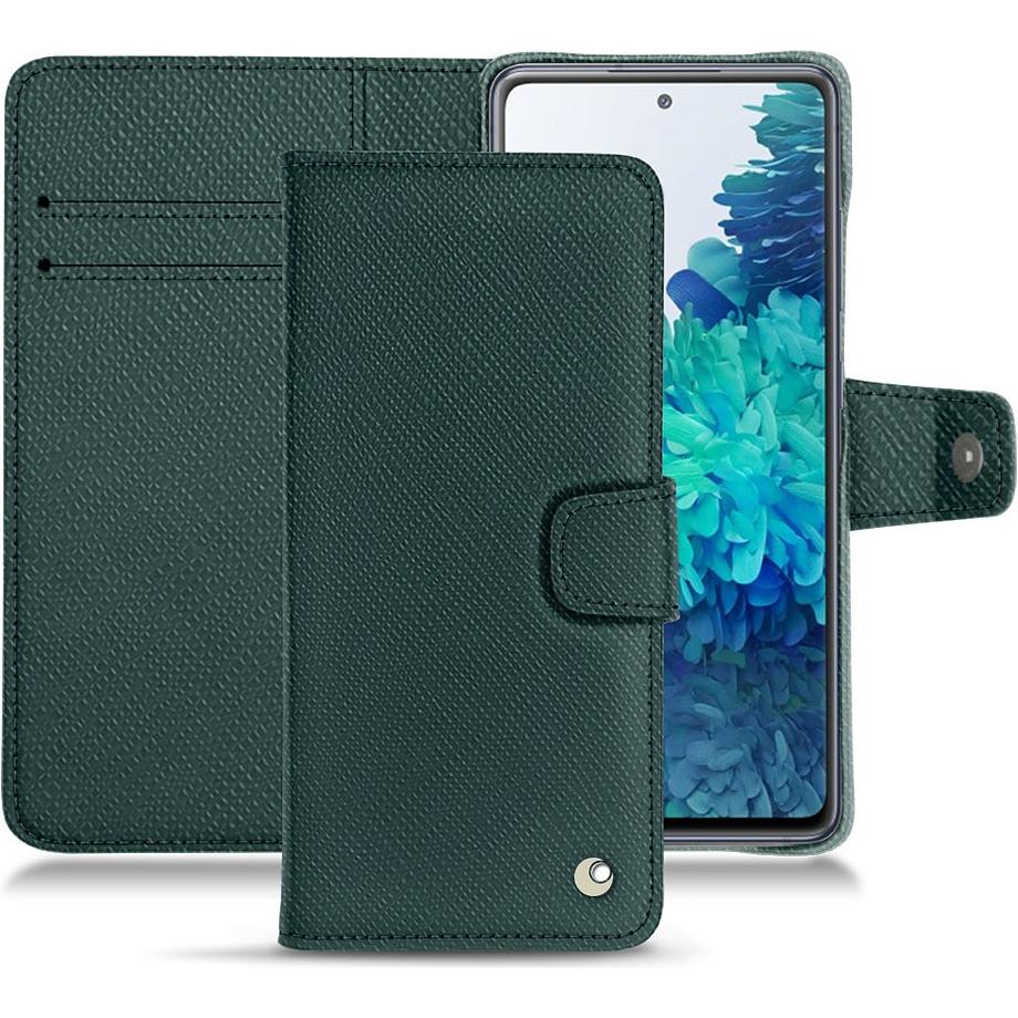 Thumbnail - Noreve Lederschutzhülle Wallet (Samsung Galaxy S20 FE), Smartphone Hülle, Grün