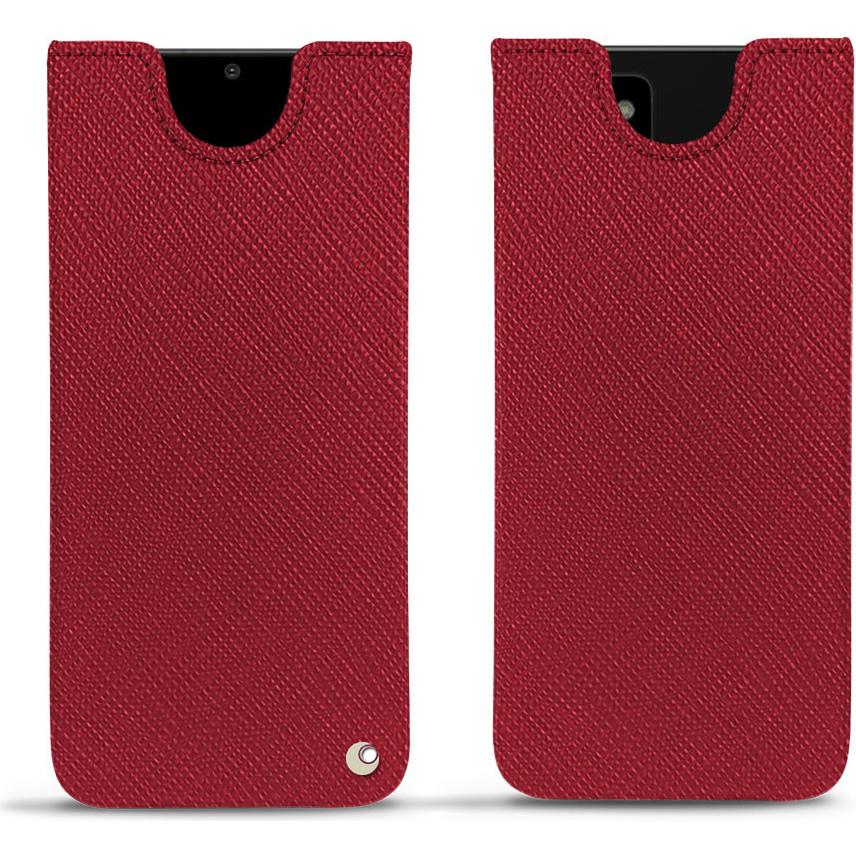 Noreve Lederschutzhülle (Samsung Galaxy Note 20 Ultra), Smartphone Hülle, Rot