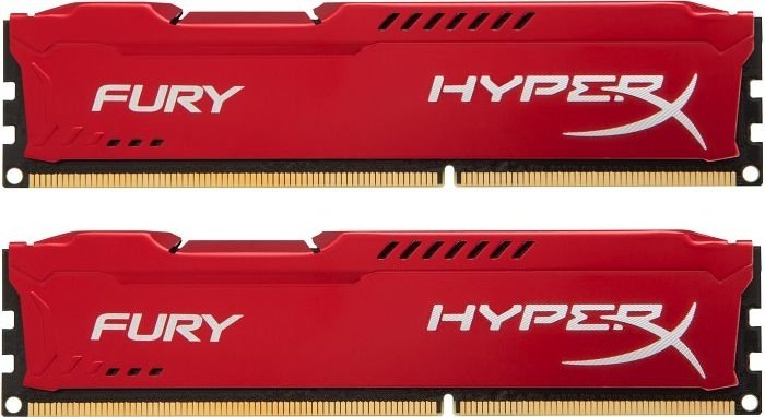 Actual product image HyperX Fury (2 x 4GB, 1600 MHz, DDR3-RAM, DIMM)
