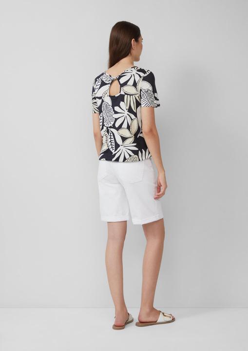 Produktbild S.Oliver T-Shirt Jersey-T-Shirt im O-Shape mit Cut-out (46)