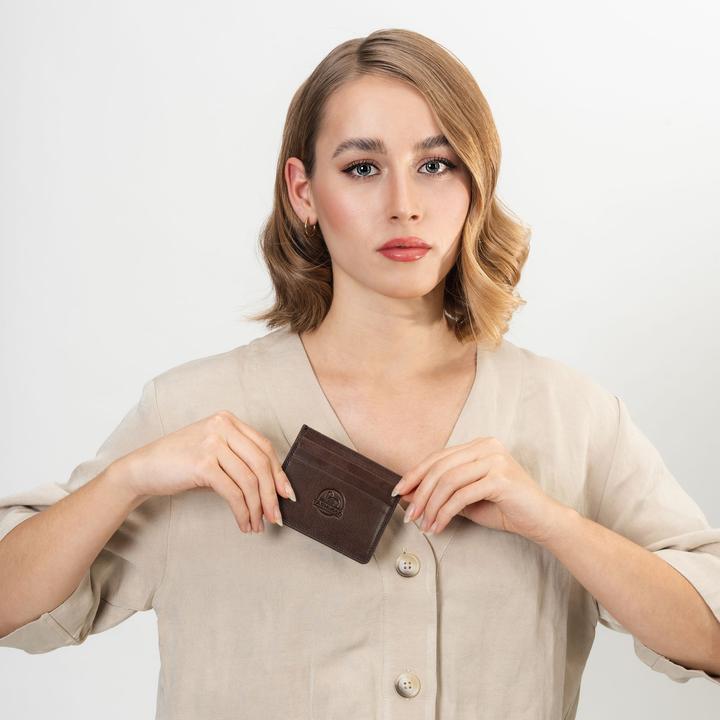 Immagine prodotto Farmhood Porta carte di credito Memphis in pelle con protezione RFID 10 cm