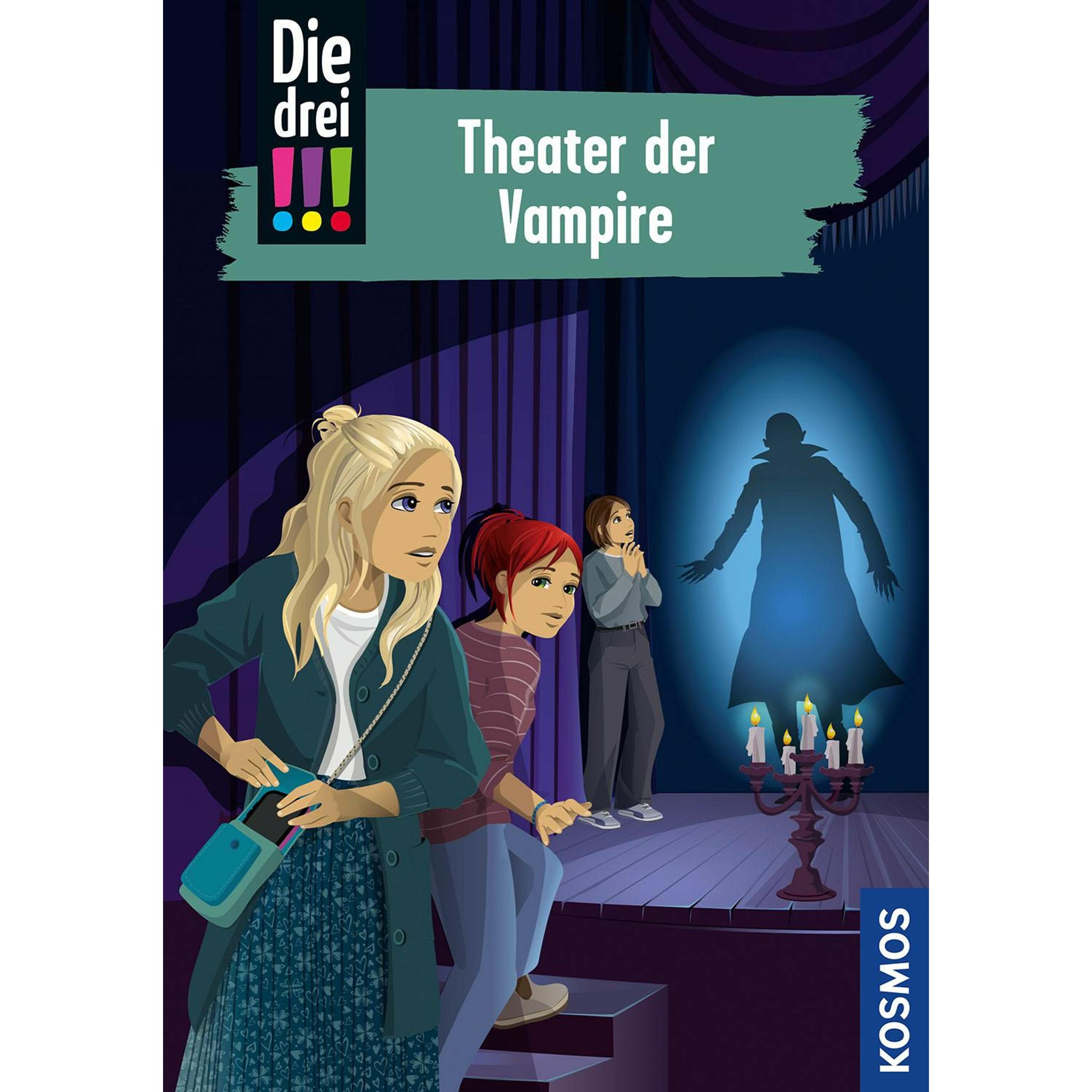 Die drei!!!, 110, Theater der Vampire, Kinderbücher von Ann-Katrin Heger, Ina Biber