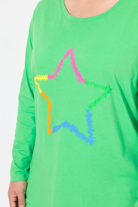 Produktbild Angel of Style Langarmshirt, Neon-Stern (44)