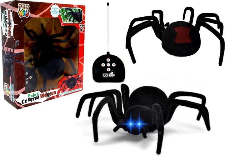 Actual product image Pro Kids R/C spider with glowing eyes