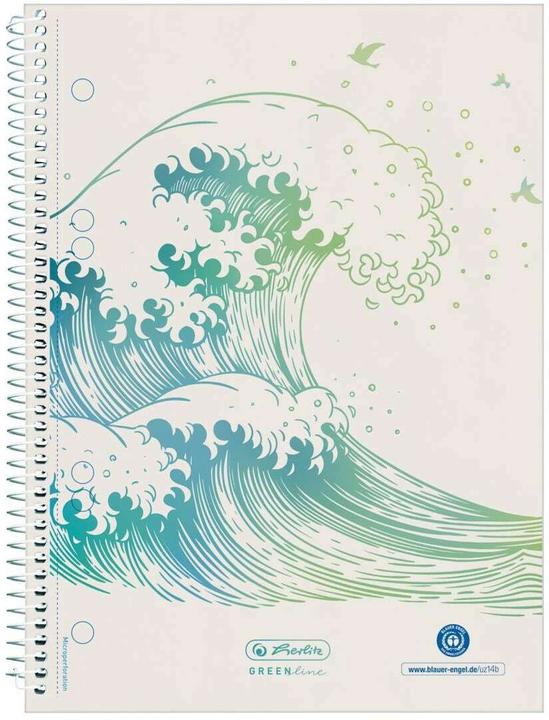 Actual product image Herlitz Notebook (A5, Checked, Hardcover)