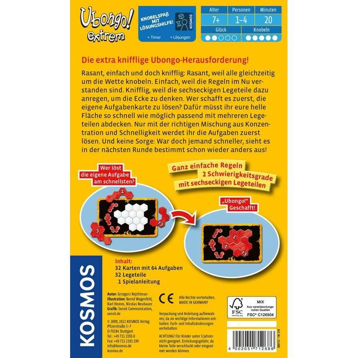 Actual product image Kosmos Puzzler Ubongo extreme (German)
