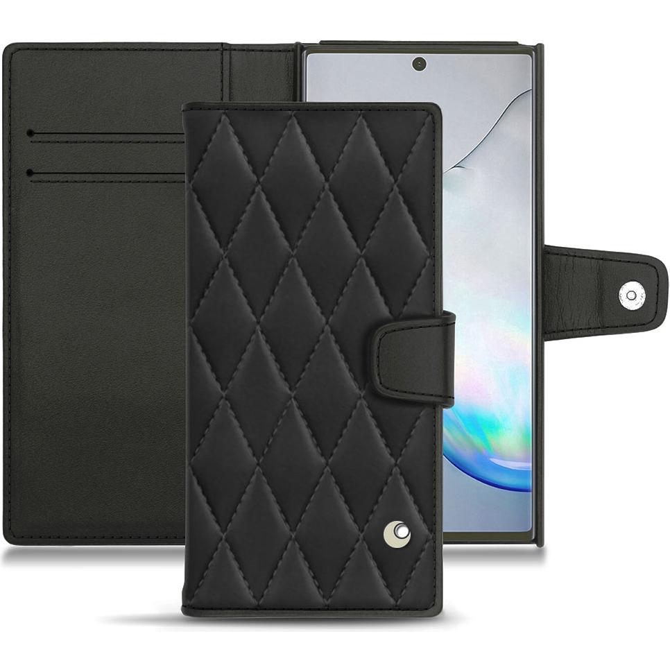 Noreve Lederschutzhülle Wallet (Samsung Galaxy Note 10), Smartphone Hülle, Schwarz