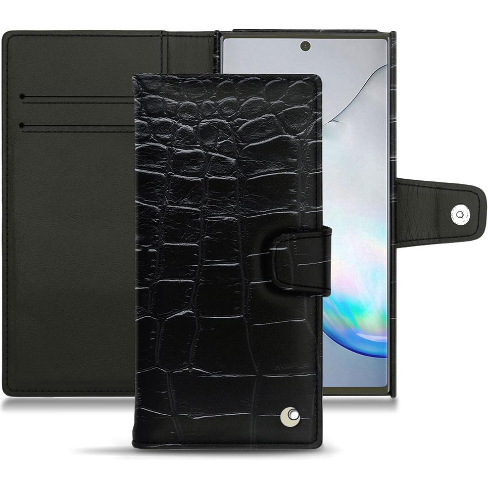Thumbnail - Noreve Lederschutzhülle Wallet (Samsung Galaxy Note 10), Smartphone Hülle, Schwarz