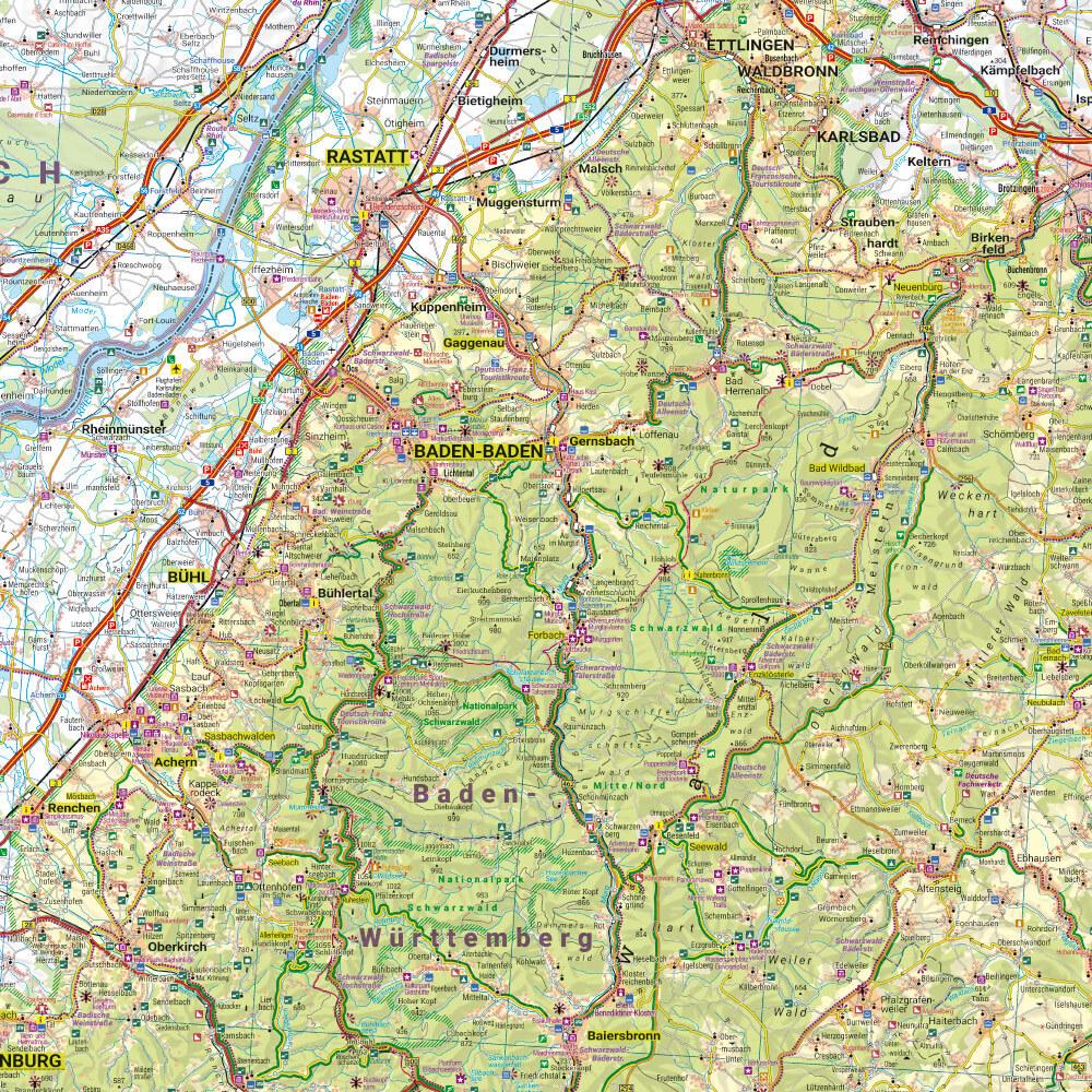 Thumbnail - Freytag-Berndt Nördlicher Schwarzwald, Erlebnisführer 1:150.000, freytag & berndt, EF 0024 (freytag & berndt, Deutsch), ...