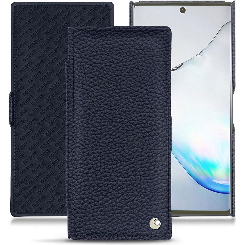 Noreve Lederschutzhülle horizontal (Samsung Galaxy Note 10), Smartphone Hülle, Violett