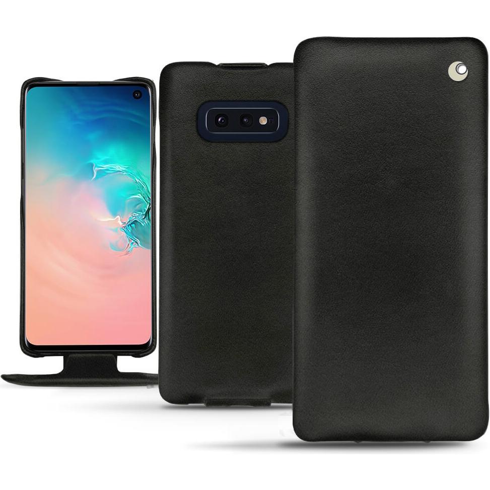 Thumbnail - Noreve Lederschutzhülle vertikal (Samsung Galaxy S10e), Smartphone Hülle, Schwarz
