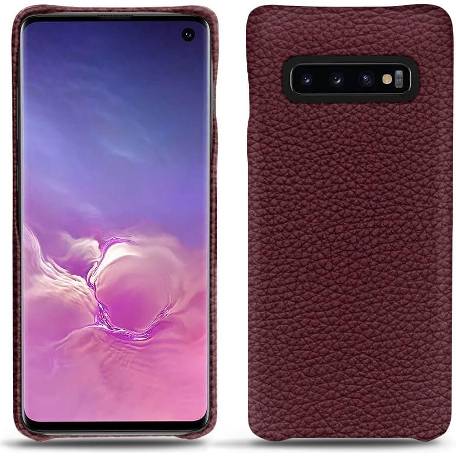Noreve Lederschutzhülle (Samsung Galaxy S10), Smartphone Hülle, Violett