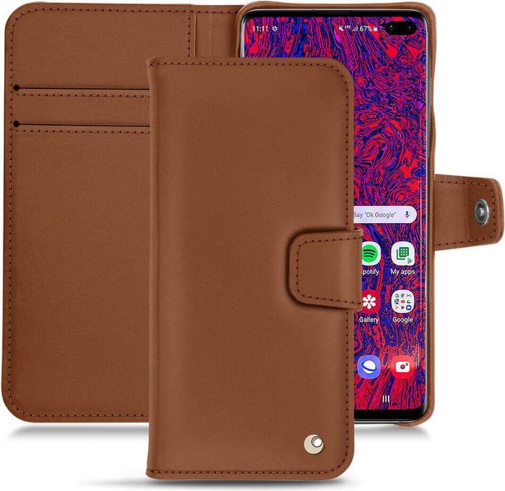 Produktbild Noreve Lederschutzhülle Wallet (Samsung Galaxy S10+)