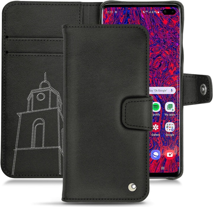Actual product image Noreve Leather case wallet (Samsung Galaxy S10+)