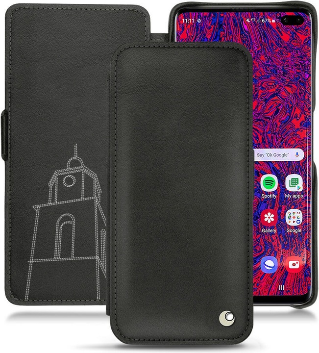 Actual product image Noreve Leather case horizontal (Samsung Galaxy S10+)