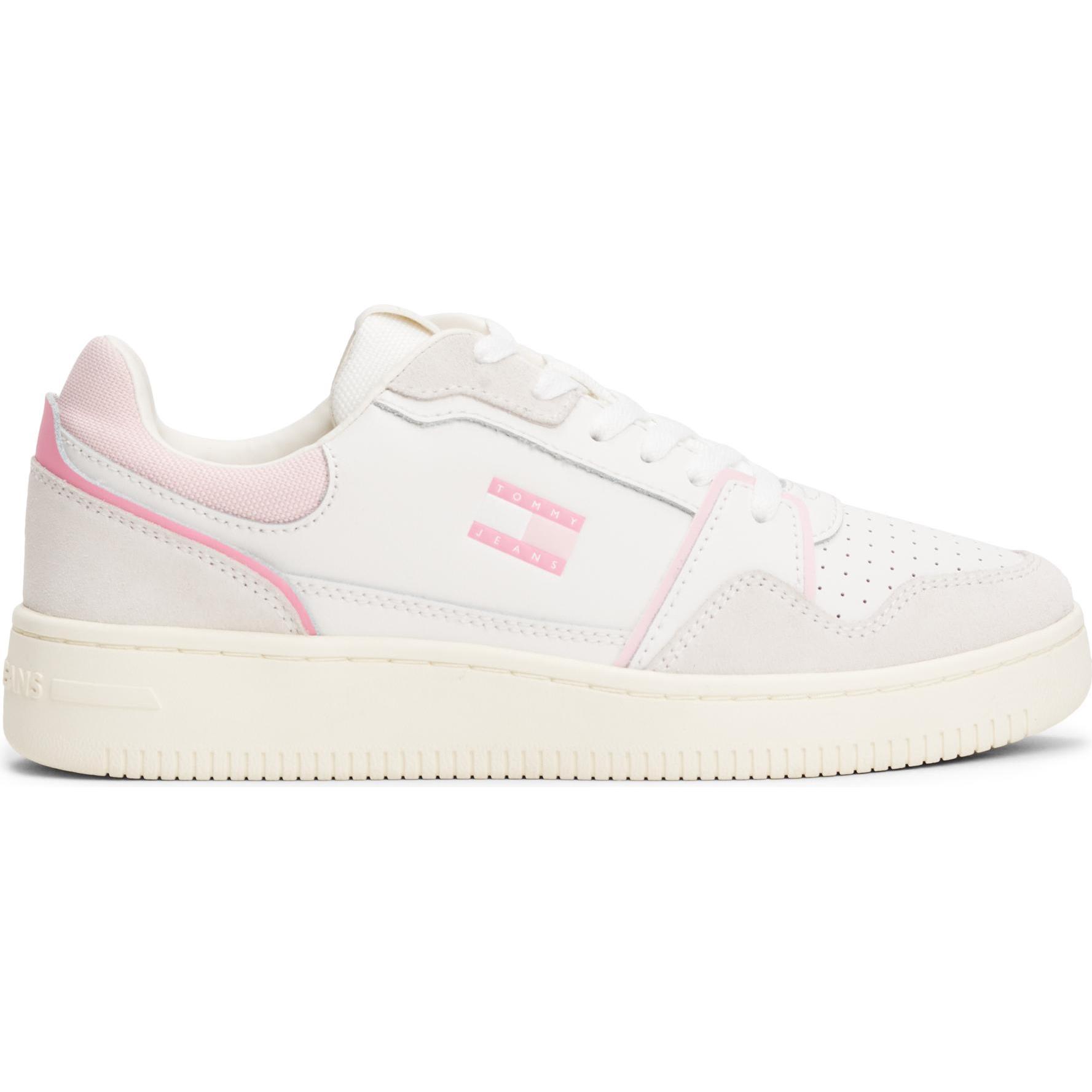 Tommy Hilfiger, Sneaker, Tjw Retro Basket Sneaker, Bianco, (36)