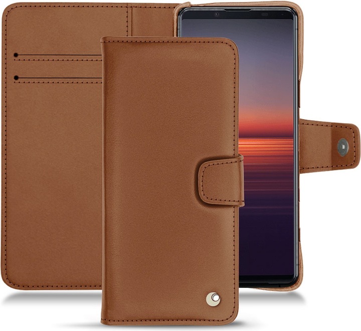 Noreve Lederschutzhülle Wallet (Sony Xperia 5 II)
