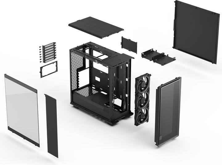 Produktbild Fractal Epoch TG RGB (schwarz, Tempered Glass) (ATX, mATX, Mini-ITX)