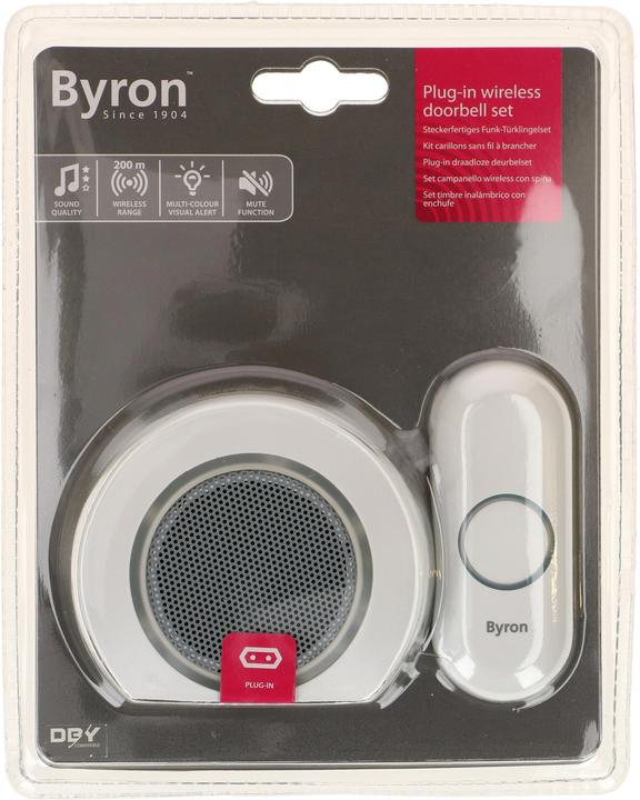 Actual product image Byron Radio Doorbell Radio Doorbell Set (Wireless)