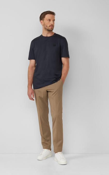 Produktbild S.Oliver T-Shirt T-Shirt aus merzerisierter Baumwolle mit Logo-Detail (M)