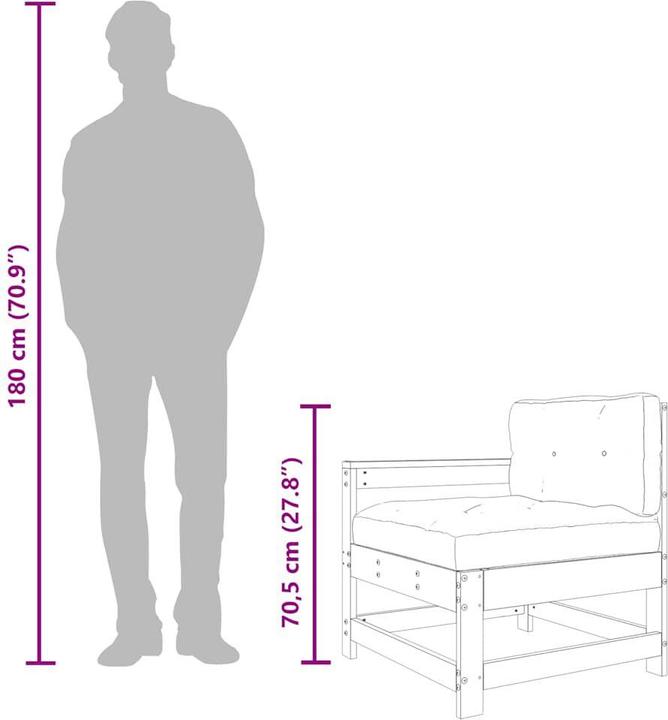 Produktbild vidaXL Gartenstuhl