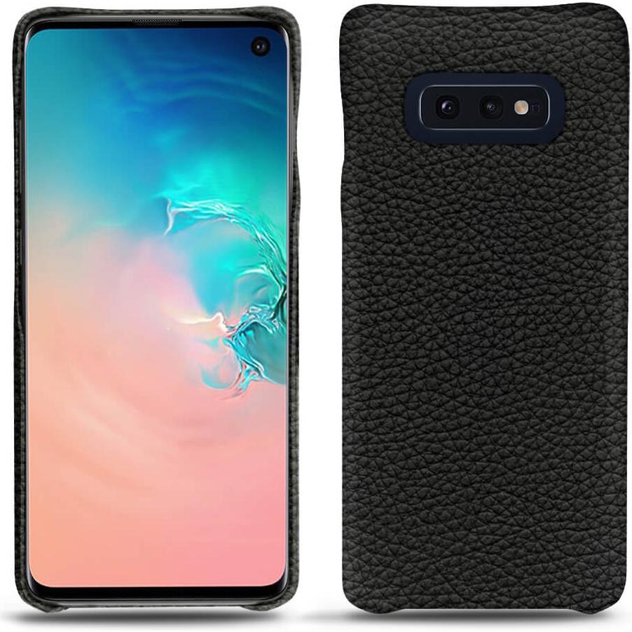 Noreve Lederschutzhülle (Samsung Galaxy S10e), Smartphone Hülle, Schwarz
