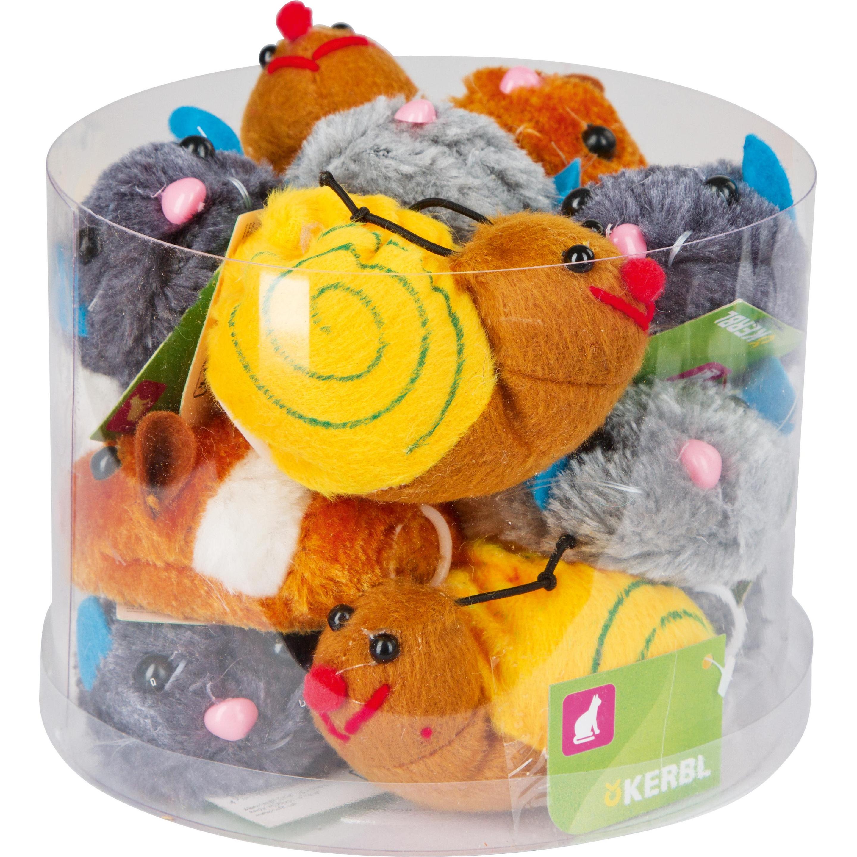 Comparer les prix de Kerbl Plüschspielzeug ca. 7cm mit Handaufzug (Jouet en peluche chien), Jouets pour chien