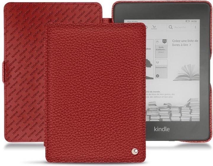 Actual product image Noreve Leather case horizontal (Kindle Paperwhite 2018)
