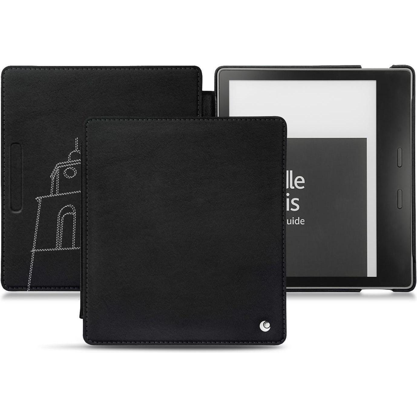 Noreve Lederschutzhülle horizontal, eReader Zubehör, Schwarz