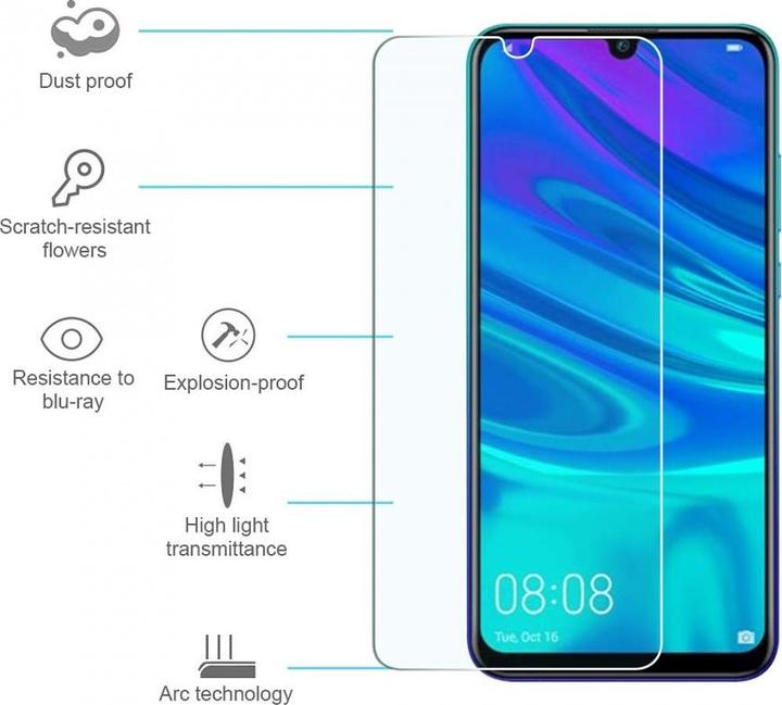 Immagine prodotto Screenguard Huawei P Smart+ 2019 Pellicola protettiva in vetro Custodia dal design amichevole (1 Pezzo/i, Huawei P Smart+ (2019))