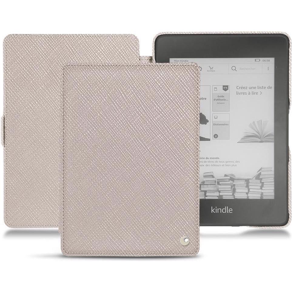 Noreve Lederschutzhülle horizontal (Kindle Paperwhite 2018), Tablet Hülle, Beige