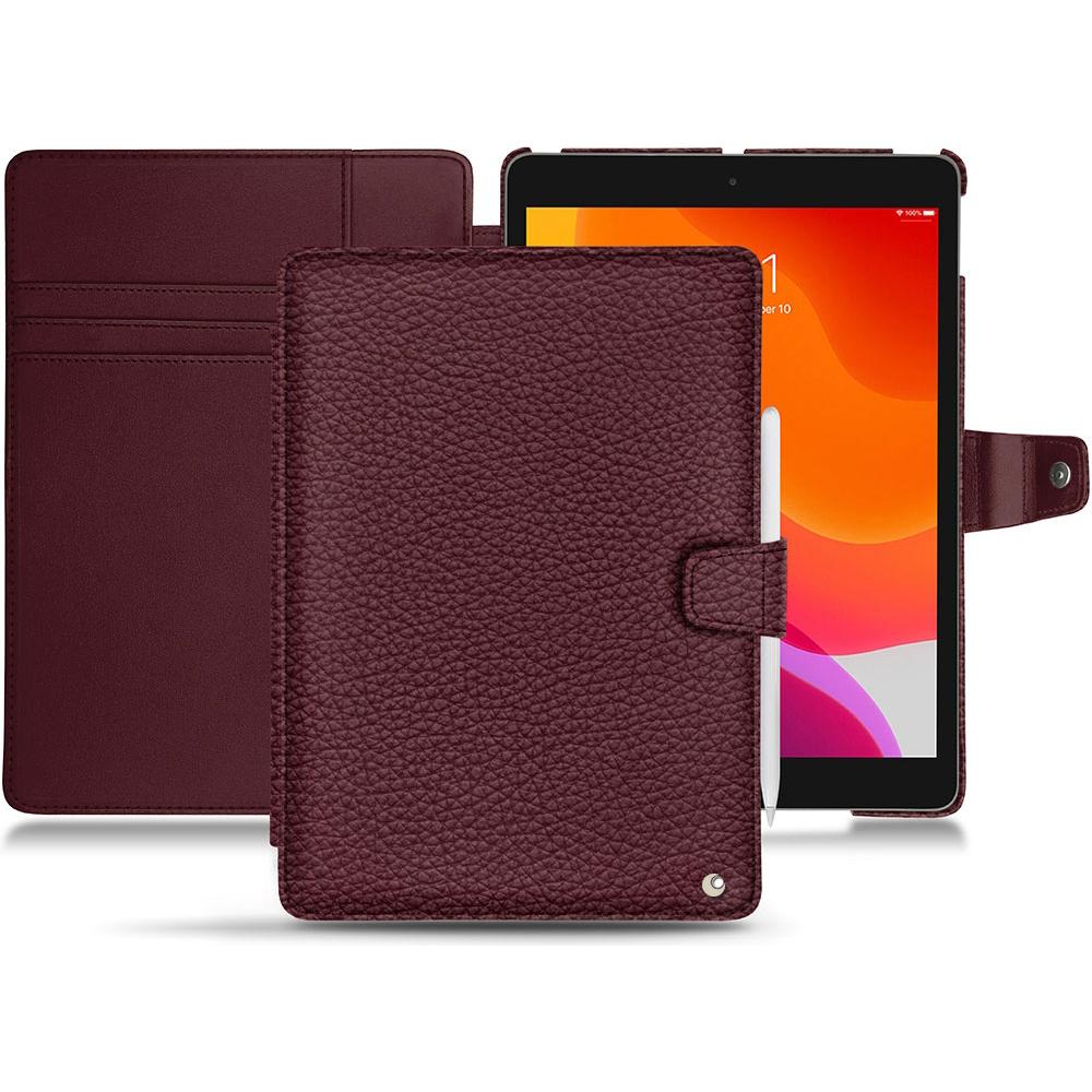 Noreve Lederschutzhülle Wallet (iPad 10.2 2019), Tablet Hülle, Violett